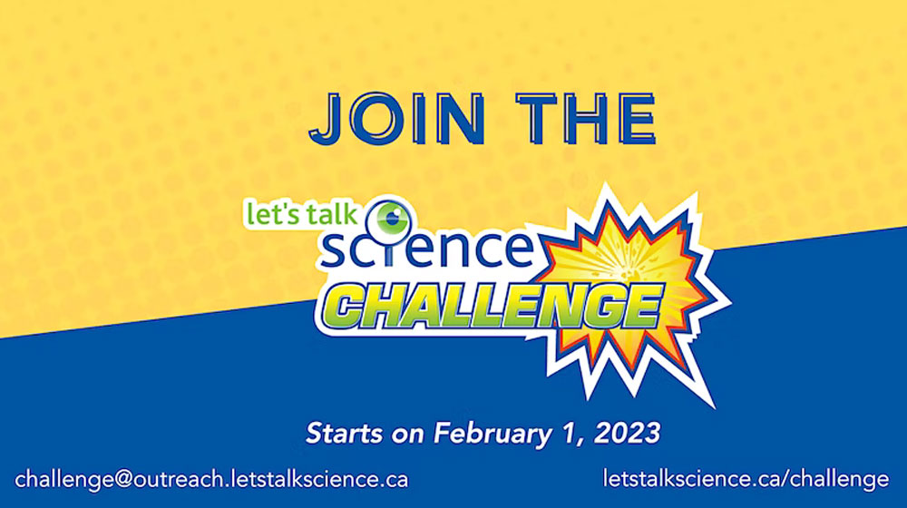 Lets Talk Science event poster