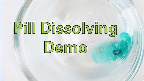 Pill dissolving demo image